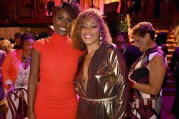 Amanda Seales and Issa Rae at 'Insecure' event