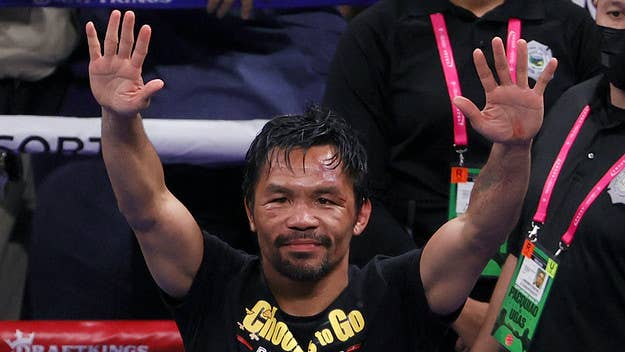 "This is the hardest decision I’ve ever made, but I’m at peace with it. Chase your dreams, work hard, and watch what happens. Good bye boxing," Pacquiao wrote.