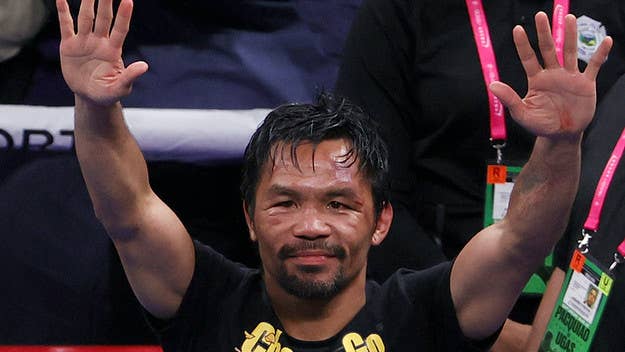 "This is the hardest decision I’ve ever made, but I’m at peace with it. Chase your dreams, work hard, and watch what happens. Good bye boxing," Pacquiao wrote.