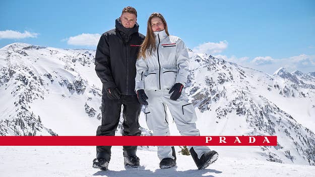 Watch freestyle skier Gus Kenworthy and snowboarder Julia Marino in Prada’s new fall and winter 2021 ski campaign. The champion athletes go head-to-head.