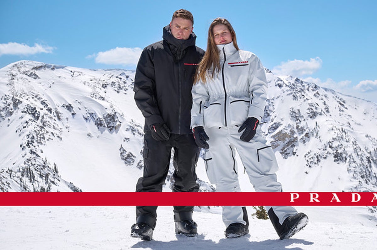 Julia Marino Models Prada Linea Rossa Ski Winter 2022 Collection