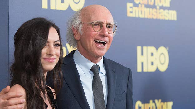Larry David went viral earlier this month after he was spotted plugging his ears at New York Fashion Week, but his daughter doesn't think the video was funny.