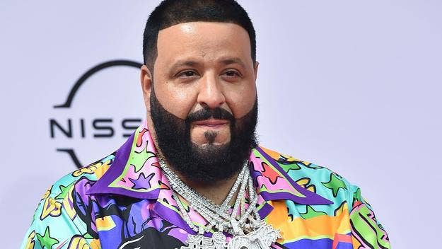 DJ Khaled made a public service announcement at his extravagant 46th birthday party, telling those in attendance that he and Drake have linked up again.