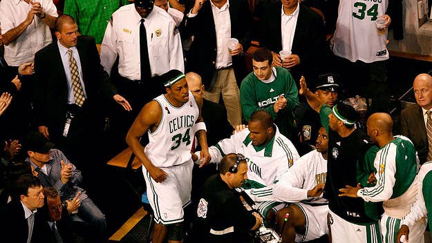 Paul Pierce has once again addressed his infamous “Wheelchair Game” incident, which occurred back in 2008 during Game 1 of the 2008 NBA Finals.