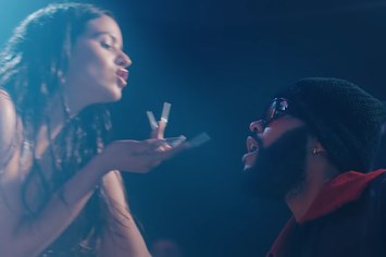 Rosalía and The Weeknd "La Fama" music video