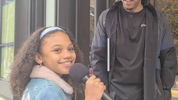 Just a week after landing an interview with Nas, 11-year-old reporter Jazlyn a.k.a. Jazzy is going viral after scoring an interview with another hip-hop legend.