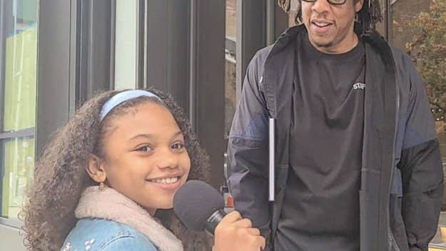 Just a week after landing an interview with Nas, 11-year-old reporter Jazlyn a.k.a. Jazzy is going viral after scoring an interview with another hip-hop legend.
