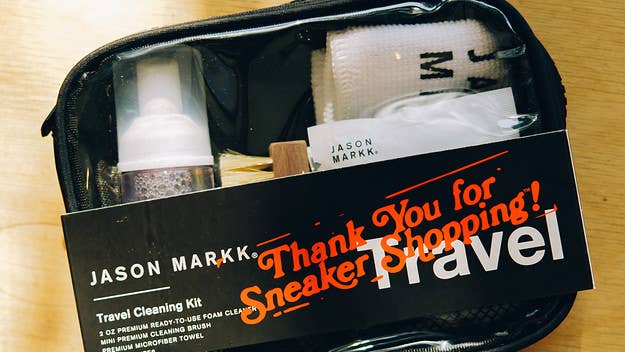 Jason Markk and Complex's Sneaker Shopping have teamed up to deliver a special sneaker cleaning travel kit dropping at 2021 ComplexCon. Click here for more.