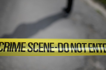 US police crime scene tape