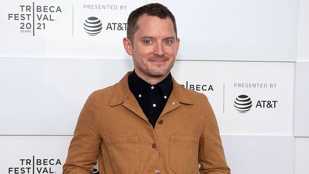 Elijah Wood opened up about how one of the orc masks was designed to look like disgraced movie mogul Harvey Weinstein on the 'Armchair Expert' podcast.