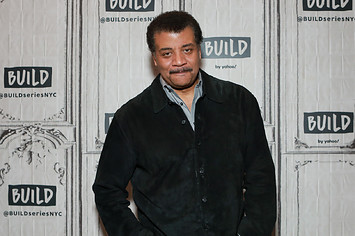 Neil deGrasse Tyson visits Build at Build Studio on March 9, 2020 in New York City