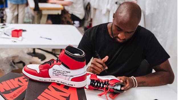 Following Virgil Abloh’s death, prices for sneakers such as the Off-White x Air Jordan 1 “Chicago” have skyrocketed on platforms such as StockX and GOAT.