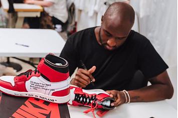 NBA Network – Virgil Abloh (the fashion designer) gifts shoes