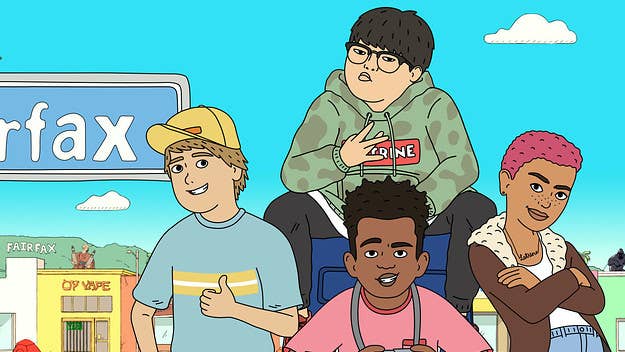 Amazon Prime Video's animated series 'Fairfax' takes a look at drop culture and the four teenage hypebeasts determined to cop the fictitious new brand, Latrine.