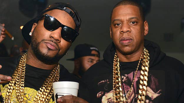 In an interview for TV One's 'Uncensored' series, Jeezy shared a story of him and Jay-Z fighting off a group in Las Vegas: "Hov got hands," he said.