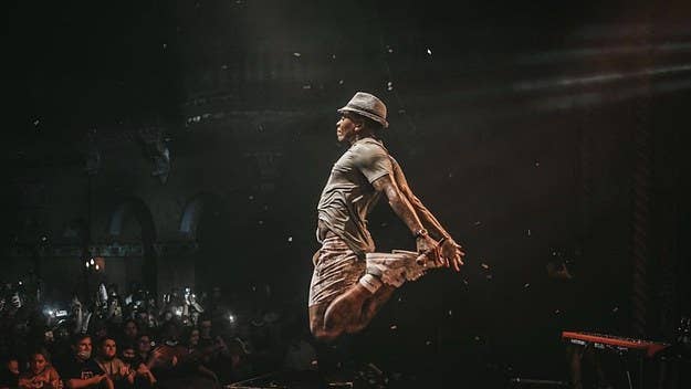 Kevin Gates took to social media on Thursday to show off his impressive vertical. Instead, the rapper's mid-air stage jump turned into a meme.