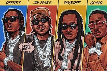 Jim Jones and Migos cover art for collab
