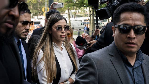 The Justice Department put in the request after Emma Coronel Aispuro, who is El Chapo's wife, pleaded guilty to drug trafficking charges in June.