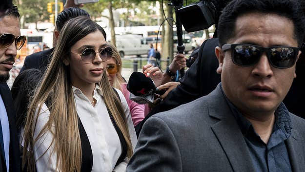 The Justice Department put in the request after Emma Coronel Aispuro, who is El Chapo's wife, pleaded guilty to drug trafficking charges in June.
