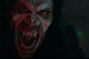 Jared Leto looking scary in Morbius