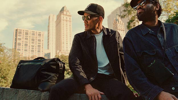 The new Montblanc x PSNY capsule features a range of bags and accessories crafted using regenerated fabric and other environmentally conscious materials.