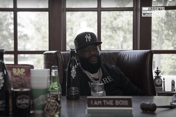 Rick Ross sits down for an interview with REVOLT TV