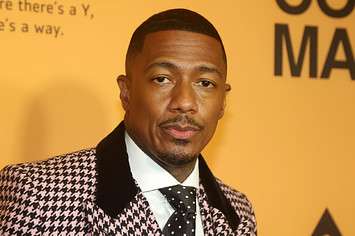 Nick Cannon makes appearance for opening night of Broadway play.