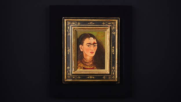 Kahlo's "Diego y yo" sold for more money than any other piece of artwork from a Latin American artist, obliterating the previous record held by her husband.