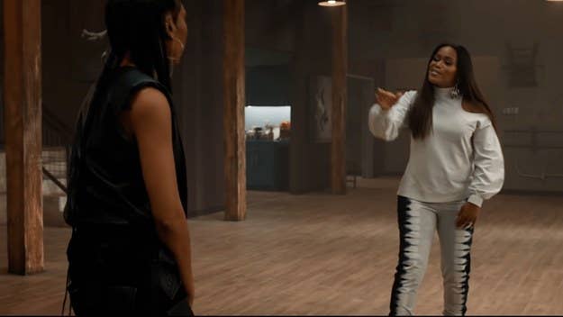Brandy and Eve stepped up to the mic on the latest episode of ABC's 'Queens,' where their characters went head-to-head in a thrilling rap battle.