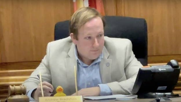 Cambridge, Maryland mayor Andrew Bradshaw was arrested on Monday and is facing 50 counts of distributing revenge porn on online message boards.