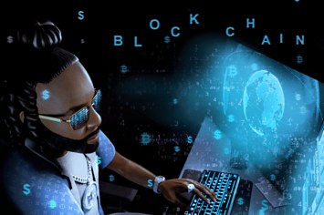 Cover art for Money Man new album 'Blockchain'