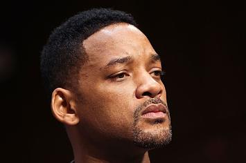 Will Smith listens to testimony at the "The Next Ten Years In The Fight Against Human Trafficking" event