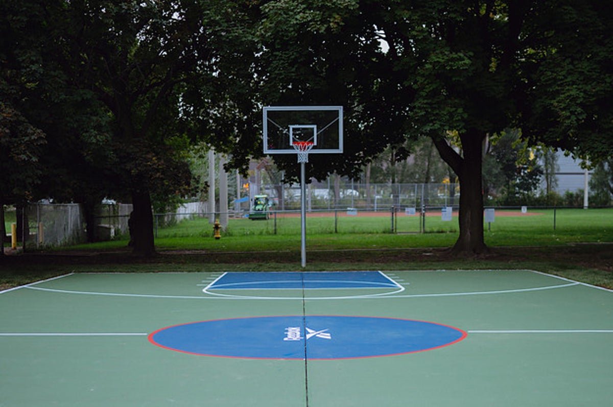 Brand-Backed Basketball Court Restorations : Reebok Canada