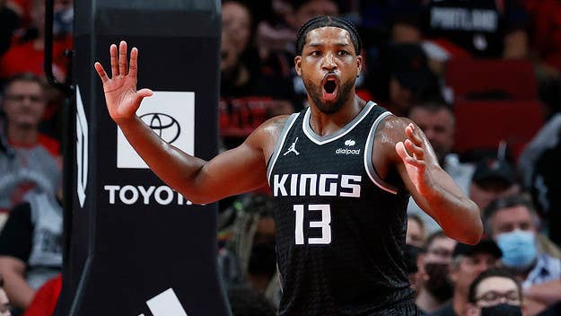 Tristan Thompson reportedly had a fan removed from his courtside seat during the Grizzlies vs. Kings game on Sunday after he heckled the player.