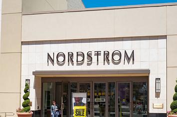 Nordstrom department store, with logo and signage, in downtown Walnut Creek, California