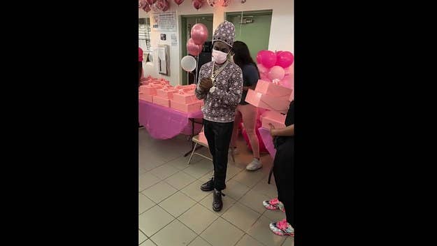 In honor of Breast Cancer Awareness Month, Kodak Black collaborated with radio host Supa Cindy to host an event in support of survivors of the disease.