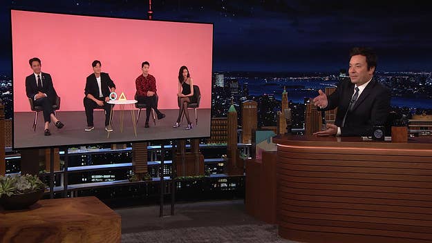 The core cast for Netflix's massive hit 'Squid Game' stopped by 'The Tonight Show' where they talked about the origins of the show's breakout creepy doll.