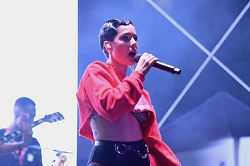 Halsey performs at Night Two of BUDX Miami by Budweiser
