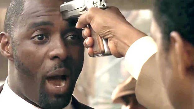 Ridley Scott talks about the scene in 'American Gangster' where Denzel Washington's character shoots Idris Elba's, and how Elba thought he was actually shot.