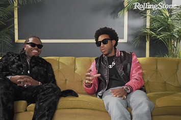 Ludacris and Gunna chatting for a Rolling Stone 'Musicians on Musicians' interview.