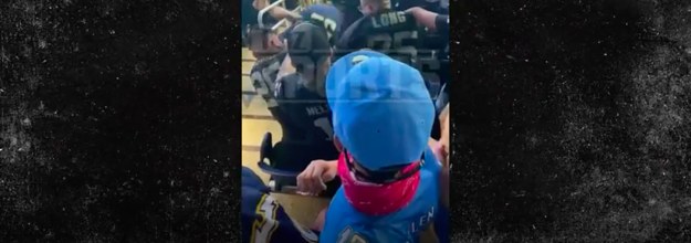 Video: Chargers fan clobbers Raiders fan at SoFi Stadium