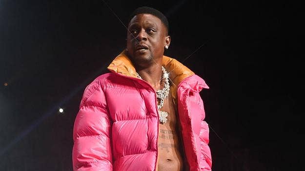 Boosie posted a clip of himself in the fit to his Instagram, purposefully drawing attention to the piece by telling his fans "I look good in this jacket."
