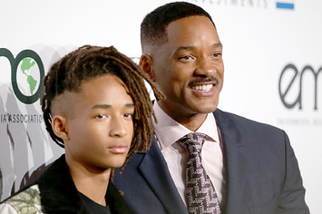 Will Smith and son Jaden Smith on red carpet event
