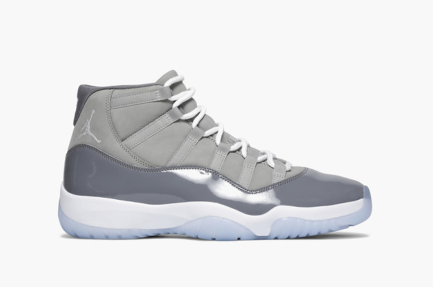 Grey jordan store 11 high