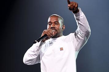 Kanye West performs during Puff Daddy and Bad Boy Family Reunion Tour
