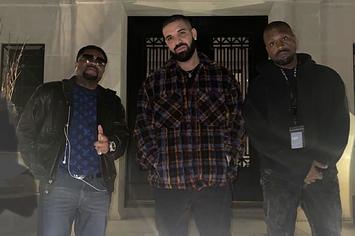 Drake and Kanye West with J Prince