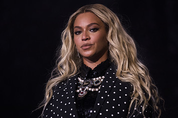 Beyonce performs at a concert in Cleveland