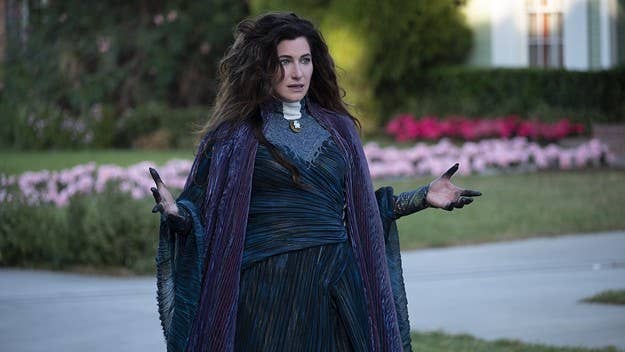 The possible new series is evidently being billed as a "dark comedy" that sees the esteemed Kathryn Hahn back in character as Agatha Harkness.