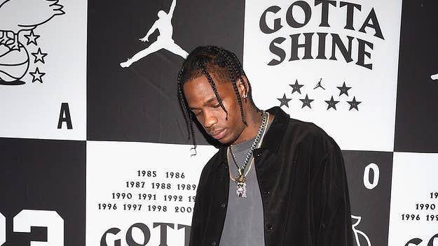 The rapper was photographed with Michael Jordan at a California golf resort. He is currently being sued over the deadly events at his annual music fest.