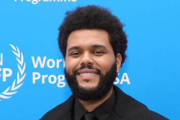 The Weeknd attends U.N. World Food Programme event.